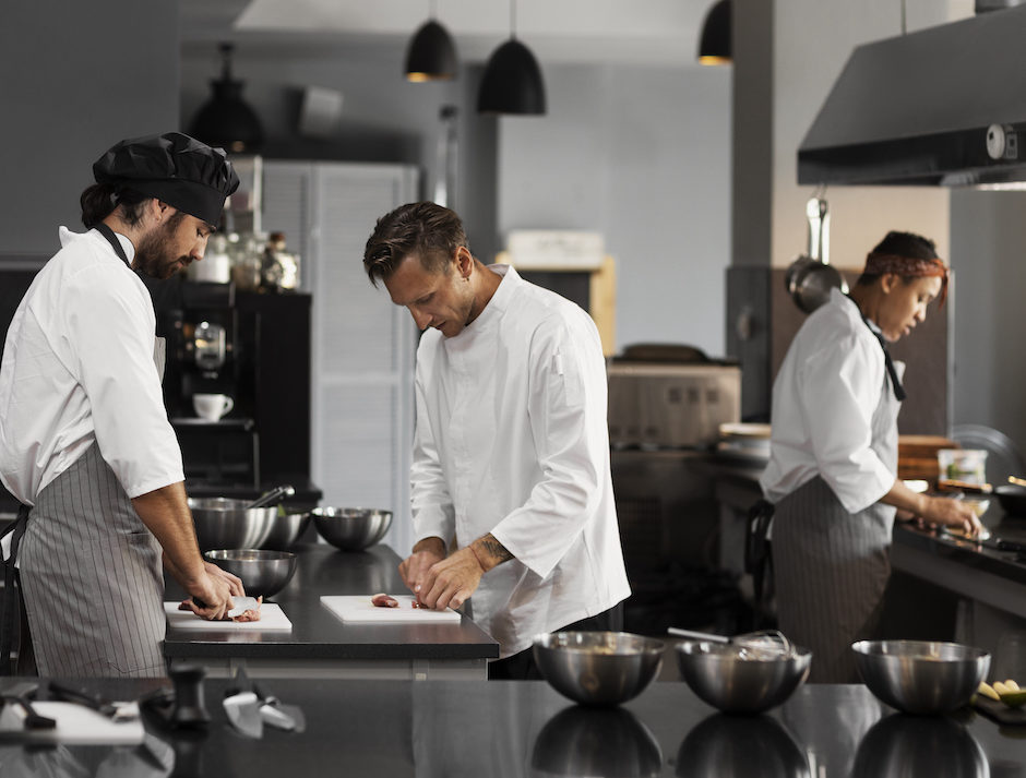 chef-working-together-professional-kitchen